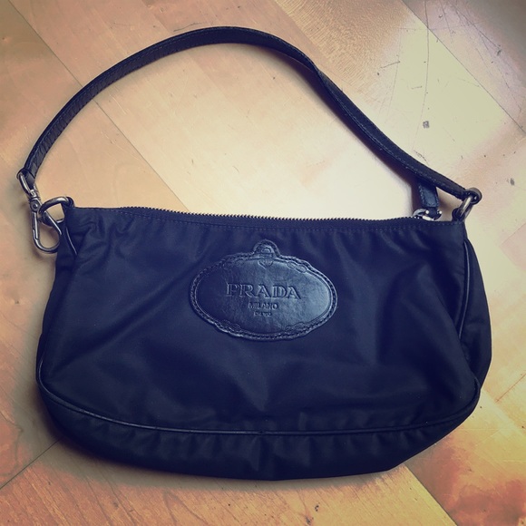 Genuine Prada mini nylon shoulder bag - Picture 1 of 5